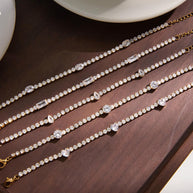 Sparkle Bracelet | Zircon Stainless Steel | Korean Style