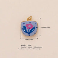 Charm 18K Gold House Print Footwear Decoration JX26041257GK