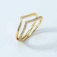 Wishbone Stacking Ring Set