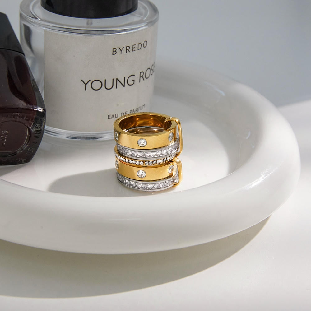 Stackable Rings Set | Multi-Ring Stainless | Korean Style
