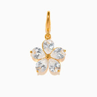 Stainless Steel Cherry Blossom flower Bag Charm Accessories