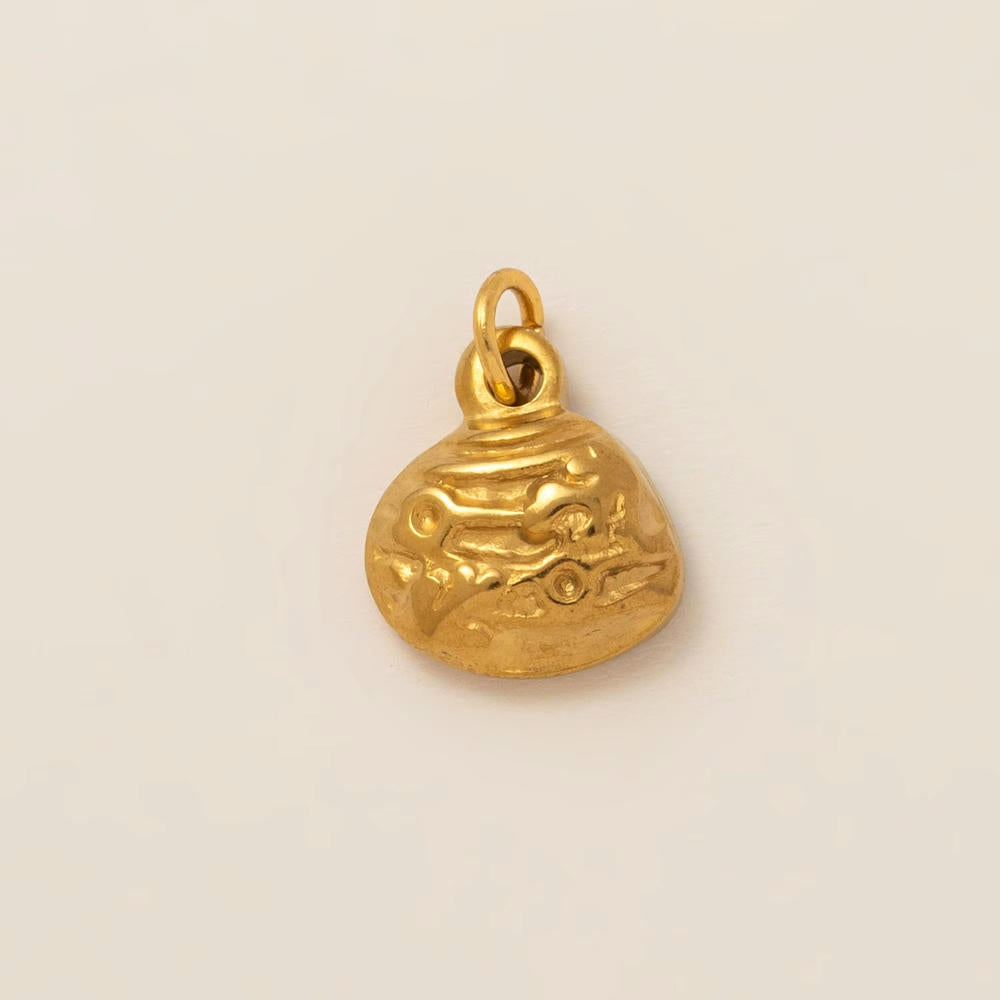DIY Sea Creatures Pendant Steel 18K Gold Plated Women