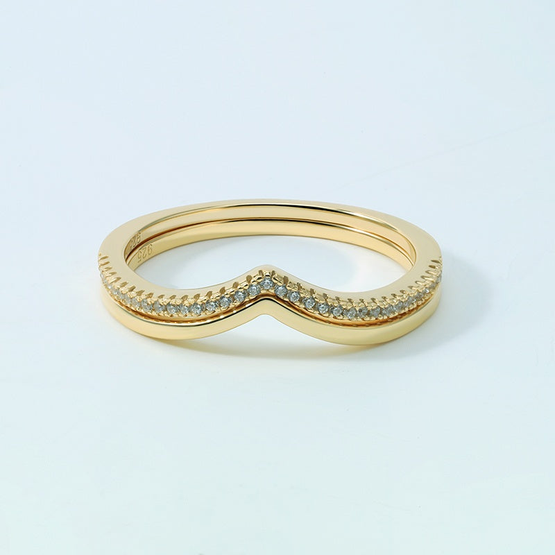 Wishbone Stacking Ring Set