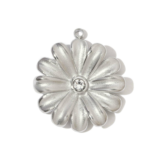 Squirrel Love Pendant | Zircon Four Leaf Clover Charm