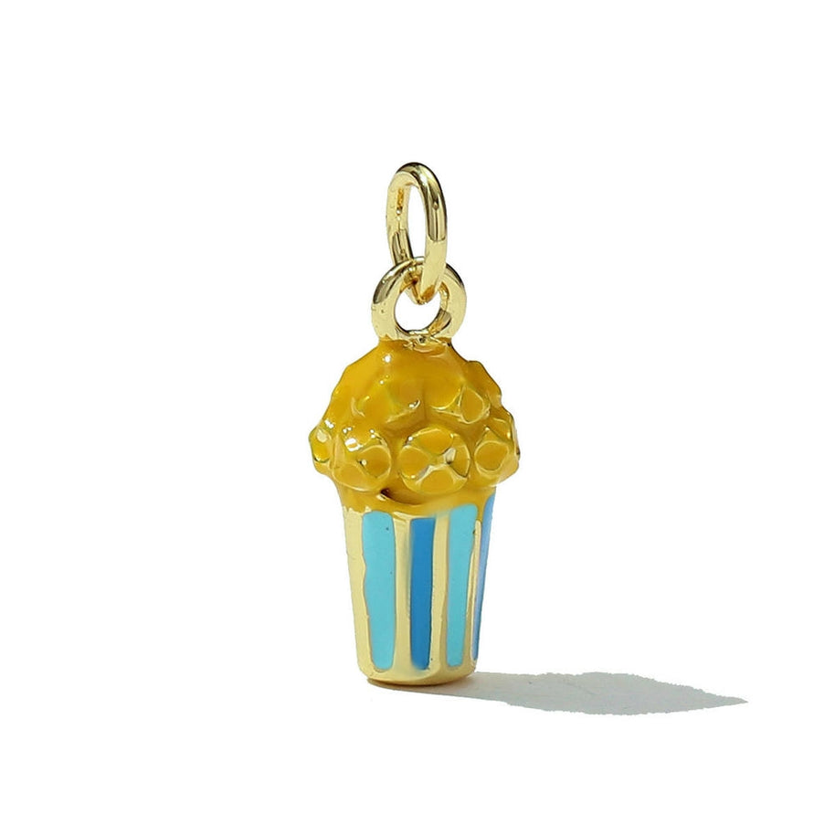 Burger Fries Pendant | Enamel Cocktail Hot Dog Charm