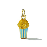 Burger Fries Pendant | Enamel Cocktail Hot Dog Charm