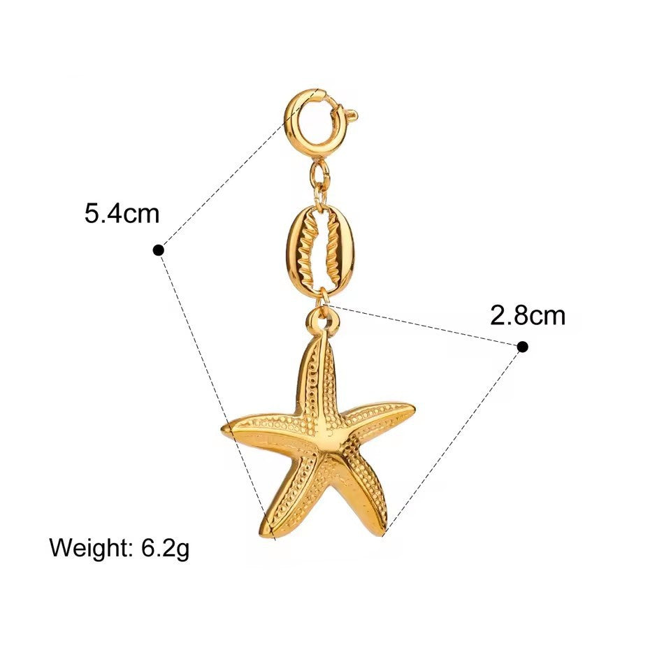 Stainless Steel Bikini Pendant Connector DIY 18K Gold Plated