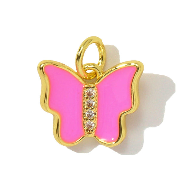 Butterfly Seahorse Pendant | Ocean Life Enamel Charm