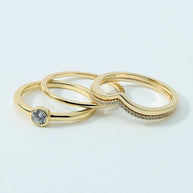 Wishbone Stacking Ring Set