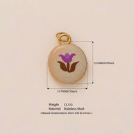 Charm 18K Gold House Print Footwear Decoration JX26041257GK