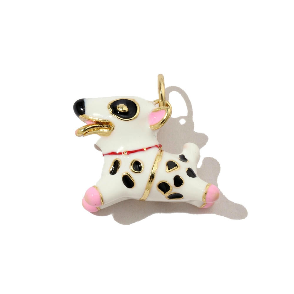 Giraffe Dolphin Pendant | Enamel Animal Drop Charm