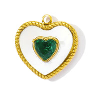 Tennis Racket Pendant | Sporty Chic Love Moon Star Charm