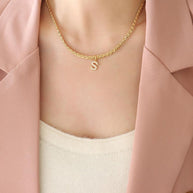 Initial Keel Chain Necklace JMP1277