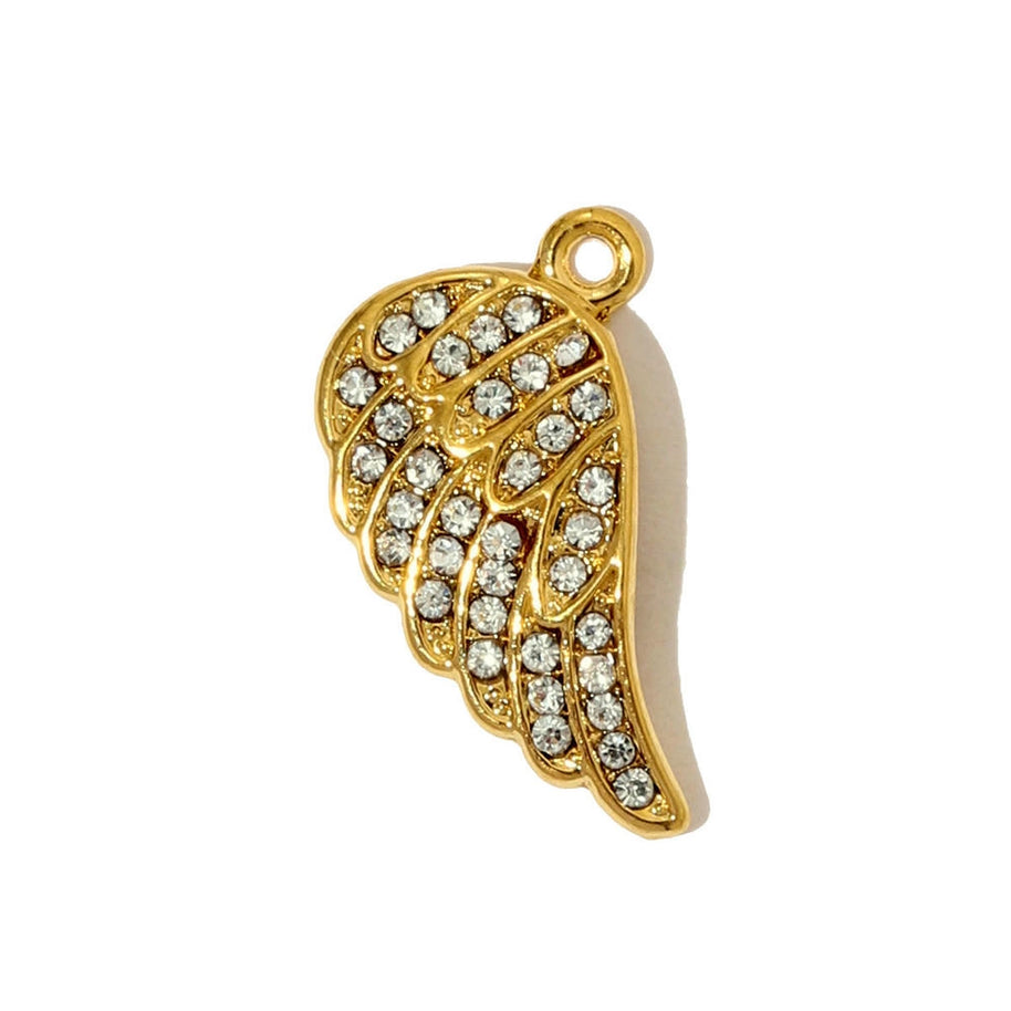 3D Coffee Cup Pendant | Large Butterfly Steel Charm