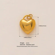 Charming Camera Heart Shoe Trinket 18K Gold JX26041259GK