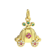 Sea Star Crab Pendant | Fairytale Ocean Life Enamel Charm