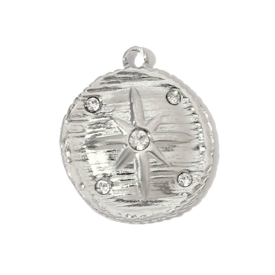 Squirrel Love Pendant | Zircon Four Leaf Clover Charm