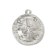 Squirrel Love Pendant | Zircon Four Leaf Clover Charm