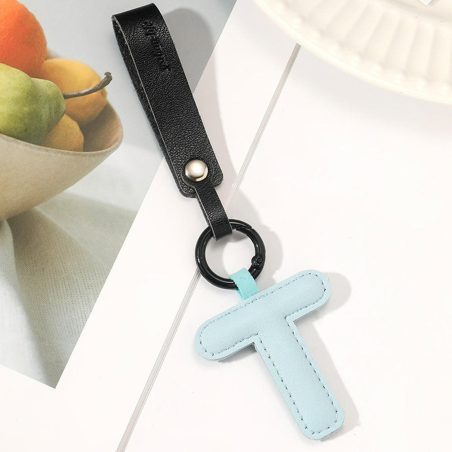 Letter Keychain | Leather Alphabet Pendant | Amazon Gift