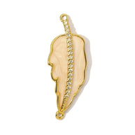 Cherry Blossom Pendant | Romantic Enamel Leaf French Charm