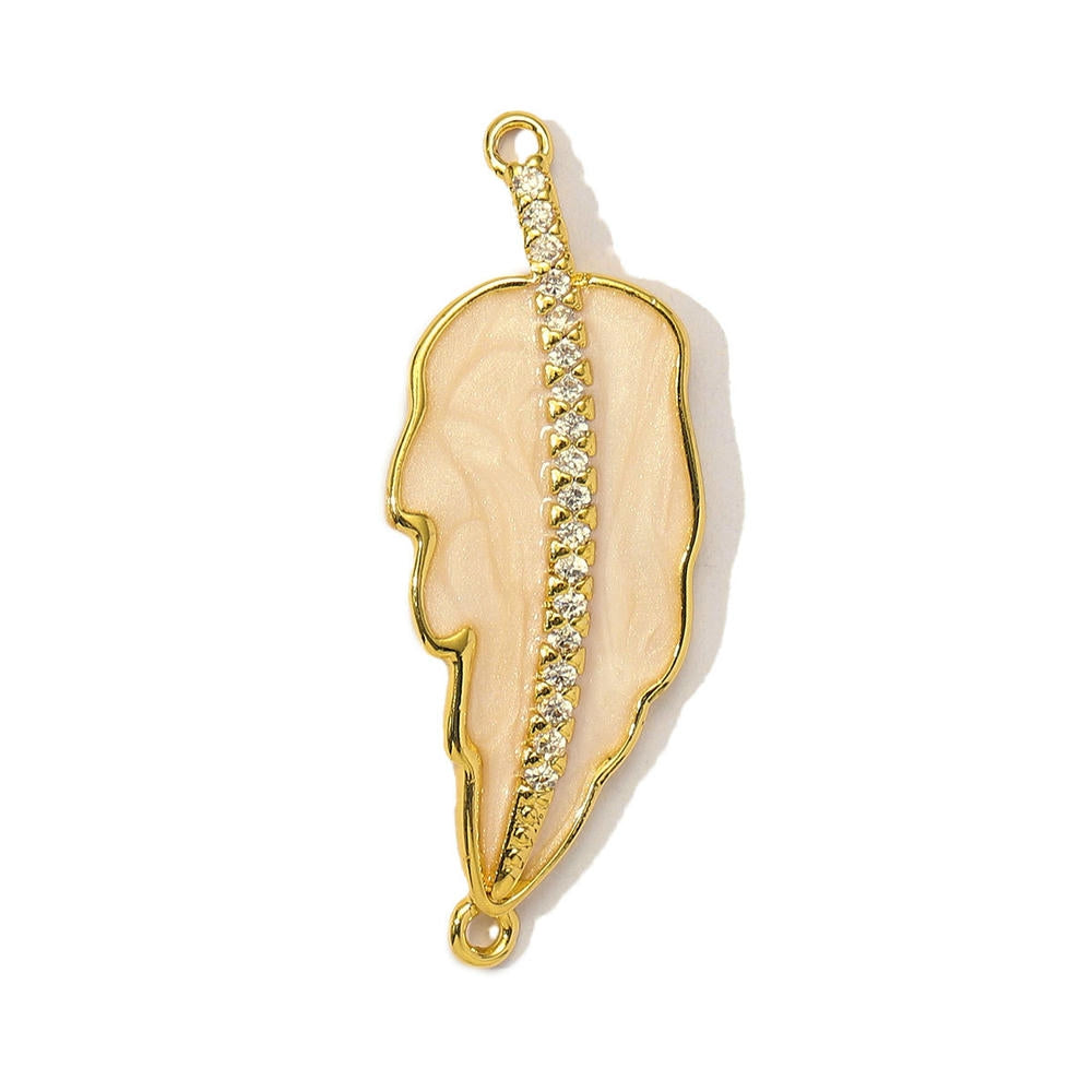 Cherry Blossom Pendant | Romantic Enamel Leaf French Charm