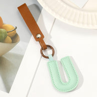 Letter Keychain | Leather Alphabet Pendant | Amazon Gift