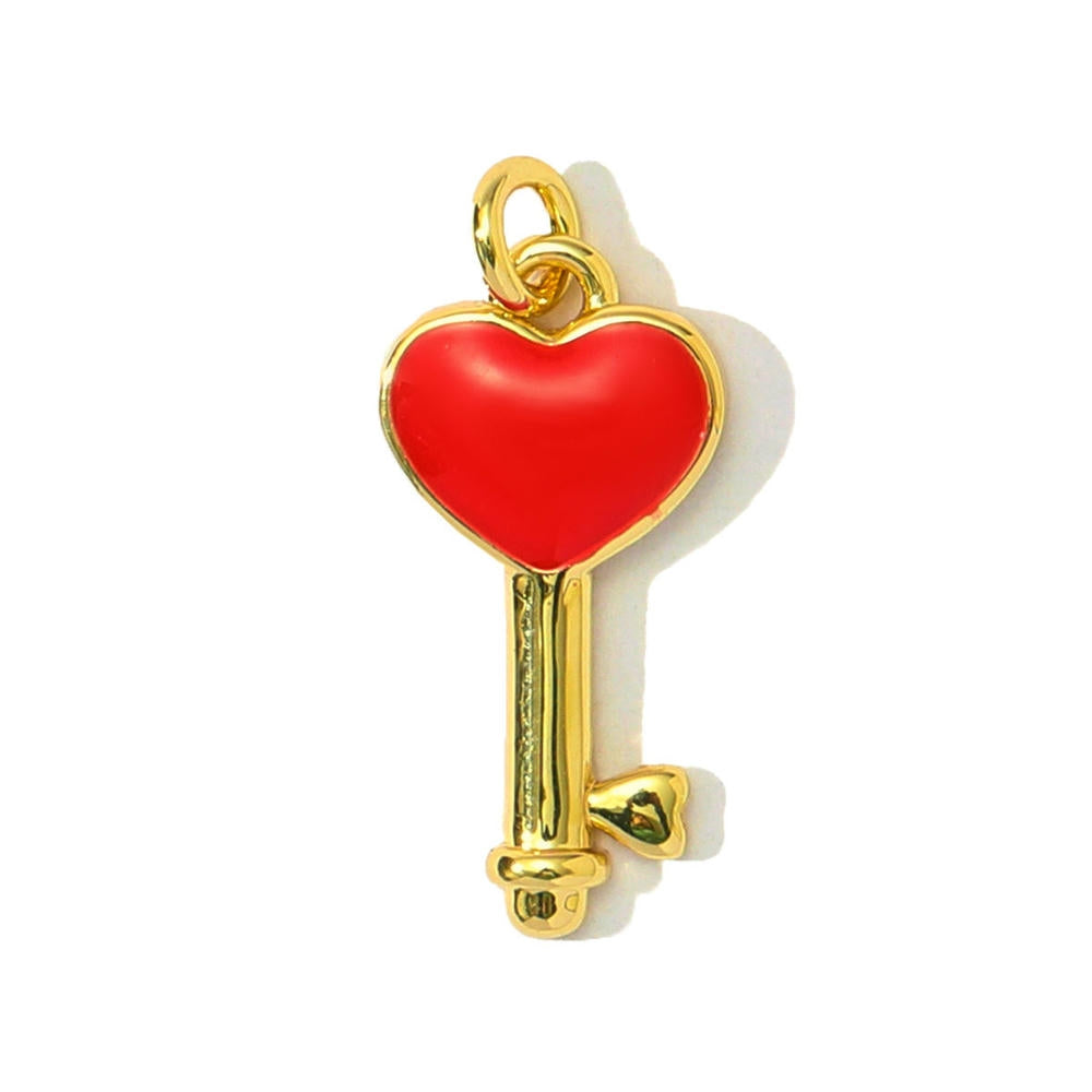 XOXO Rose Pendant | Popular Enamel House Lollipop Charm