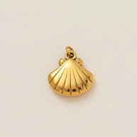 DIY Sea Creatures Pendant Steel 18K Gold Plated Women