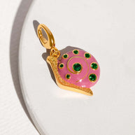 Stainless Steel Cherry Blossom flower Bag Charm Accessories