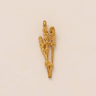 Skate Earphone Shoe Trinket 18K Gold Steel JX26041261GK