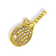 Tennis Racket Pendant | Sporty Chic Love Moon Star Charm