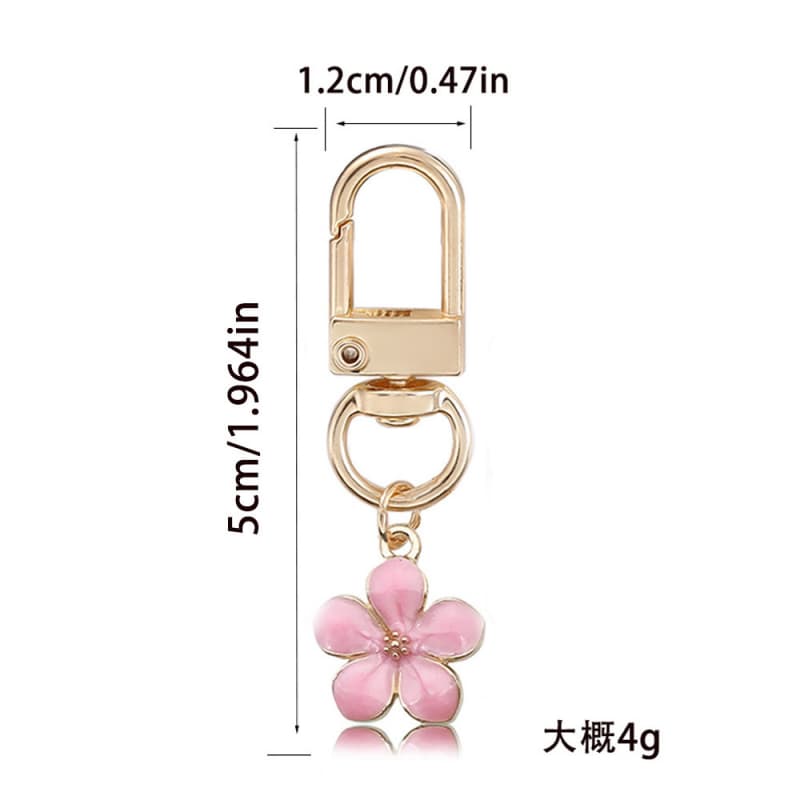 Flower Enamel Keychains JLS524