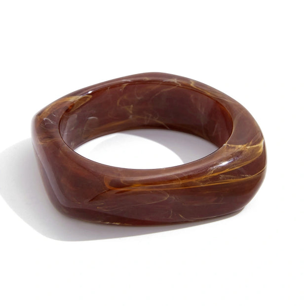 Resin Statement Jewelry | Fade-Resistant Stackable Bangle