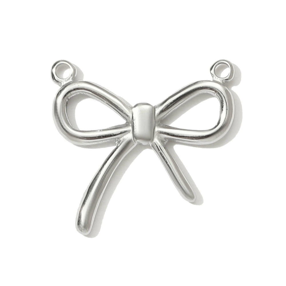 Mirror Heart Pendant | Modern Butterfly Wing Baseball Charm