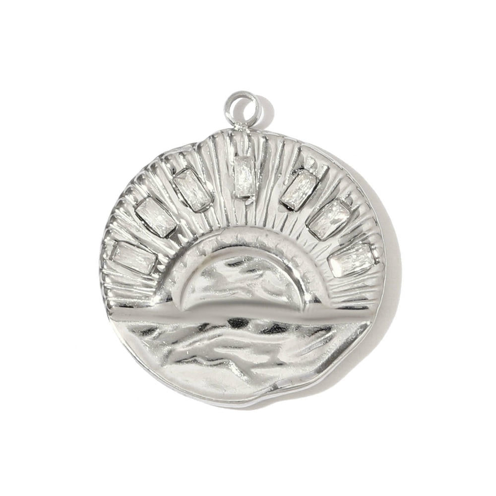 Squirrel Love Pendant | Zircon Four Leaf Clover Charm