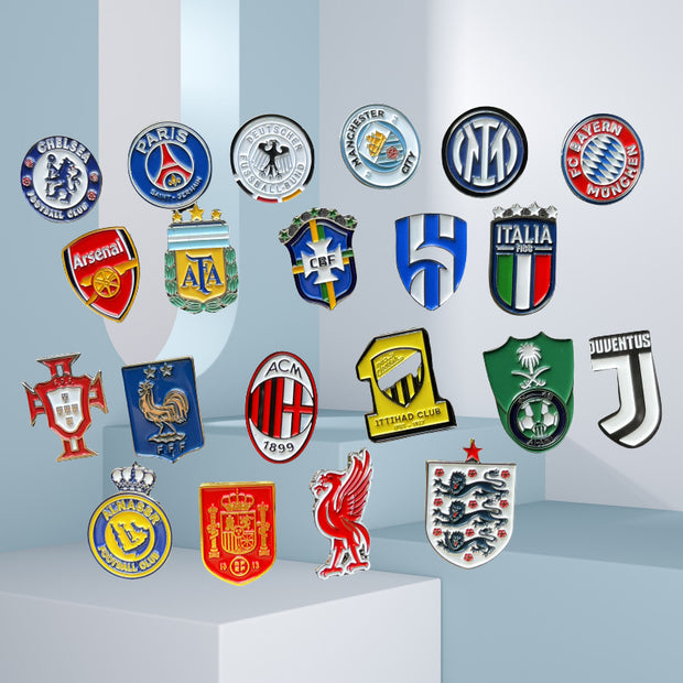 Club Football Pin | Real Madrid Chelsea Man City | Badge
