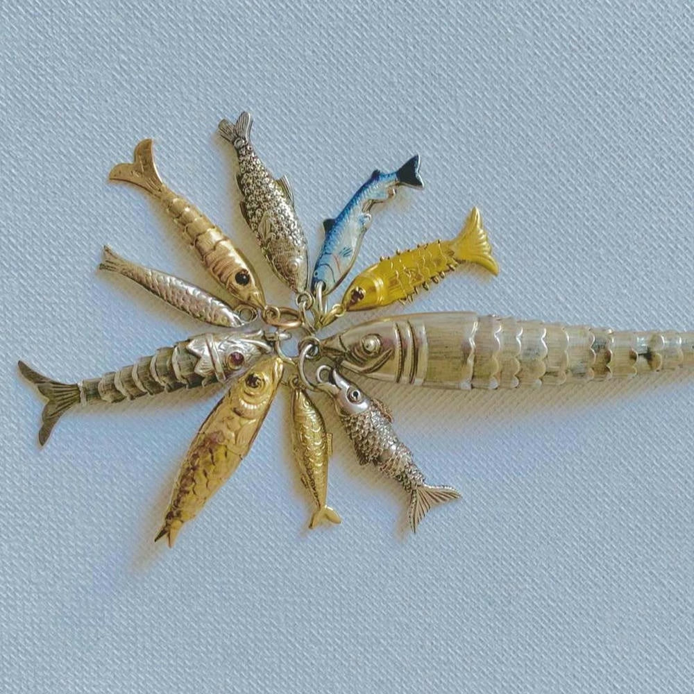 Fashion Simple Ocean Beach Pendant Steel 18K Gold Plated