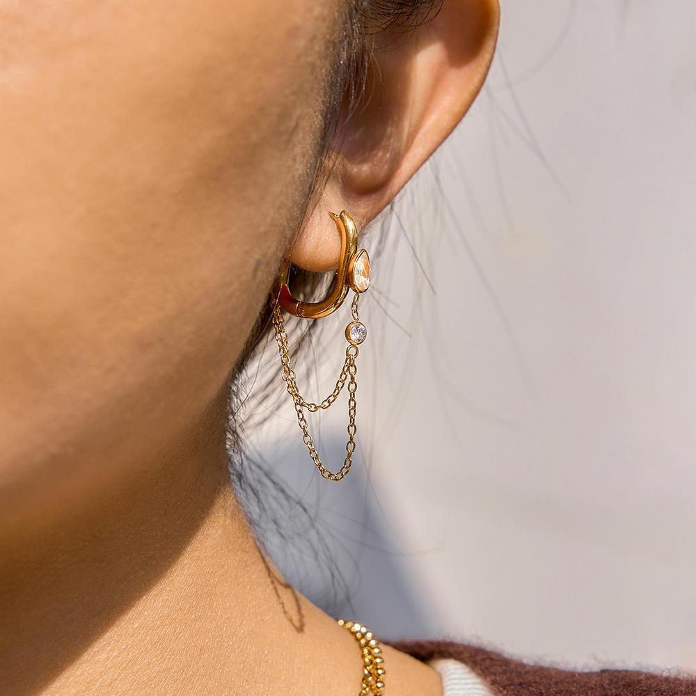 Fringe Drop Earrings | Non-Tarnish | Women's Jewelry