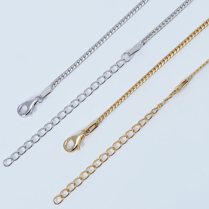 1.8mm Serpentine Chain Necklace
