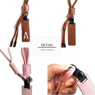 Whale Keychain | Leather Letter Charm | Cute Bag Pendant