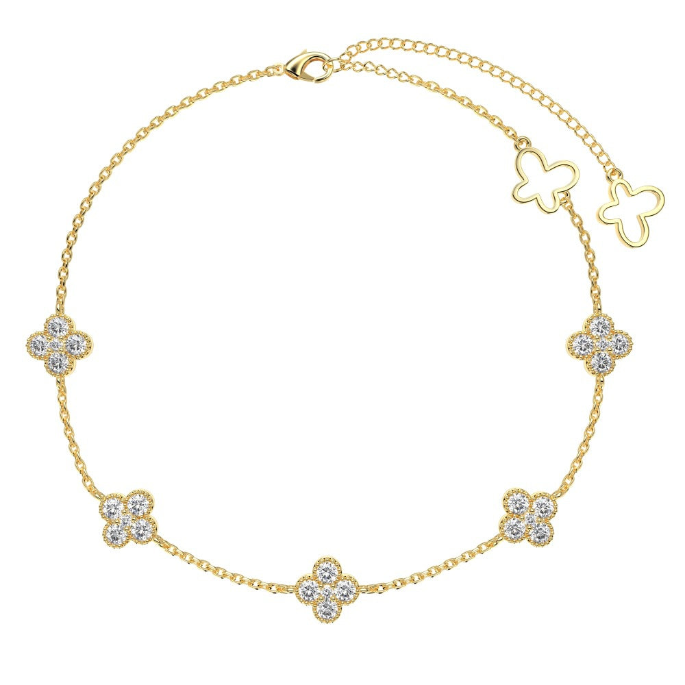 CZ Four-leaf clover Bracelet JDY160006