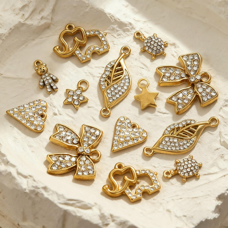 New Trendy Butterfly Pendant Full CZ Sparkling JXCY2283