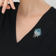 Wheat Brooch | Gemstone Harvest Pin | Elegant Women's JXBS420