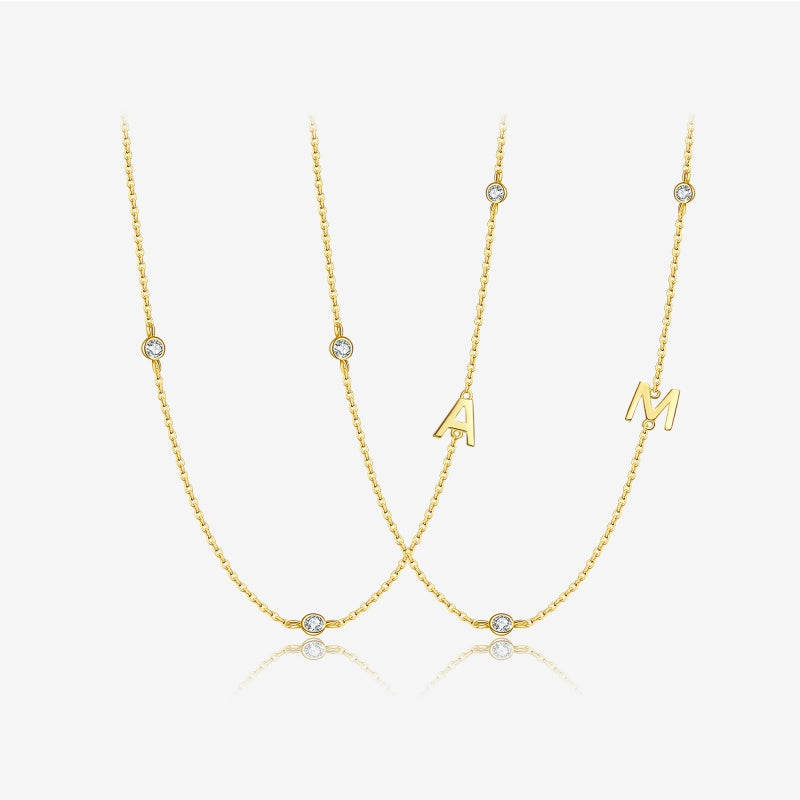 Initial Choker Necklace JMS174