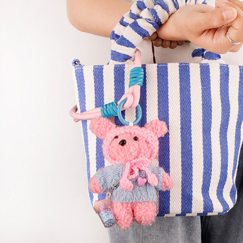 Adorable Puppy Keychain | Couple Bag & Car Charm Gift