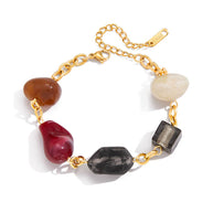 Artisan Bead Bracelet | Colorful Resin Statement Jewelry