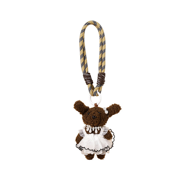 Fruit Bear Keychain | Cute Plush Bag Charm & Car Key Fob