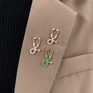 Colorful Cartoon Stethoscope Brooch JMYQ2022004