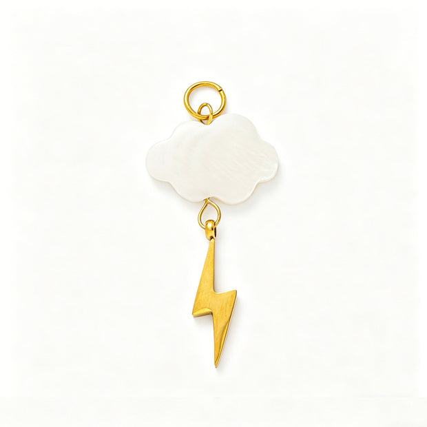 Cloud Geometric Shoe Jewel 18K Gold Steel JX26041255GK