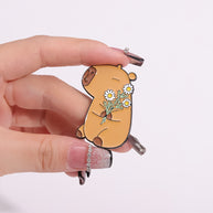 Cute Capybara Animal Brooch JJQQHXZ2354